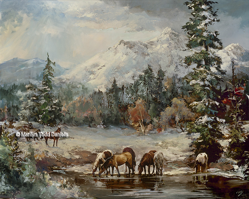 'Mountain Mustangs' by Todd-Daniels | Woodsong Institute