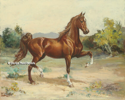 'Scottsdale Saddlebred' by Todd-Daniels | Woodsong Institute